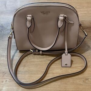 Kate Spade Reiley Dome Satchel/shoulder crossbody pink leather handbag purse